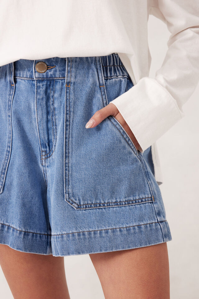 Weekender Short - Fresh Indigo
