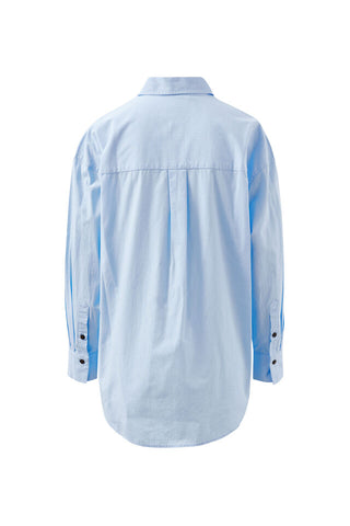 Peta Oversized Shirt/China Blue