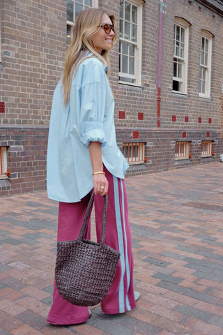 Peta Oversized Shirt/China Blue