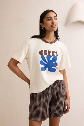 Stevie Slouchy Tee - Sunny Afternoon