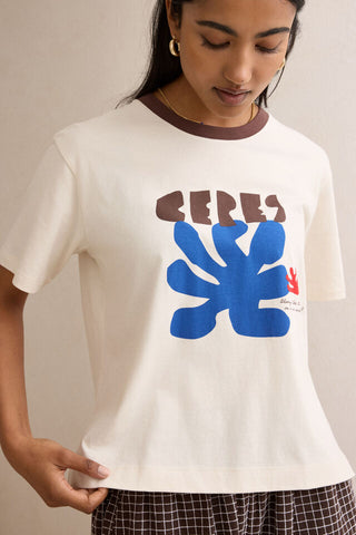 Stevie Slouchy Tee - Sunny Afternoon