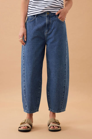 Maggie Tapered Barrel Jen - Fresh indigo