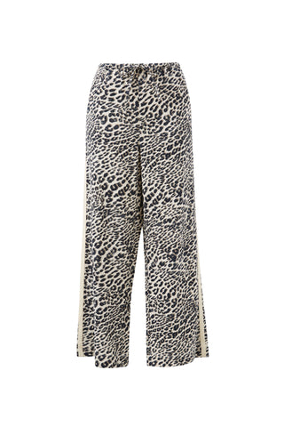 Relaxed drawstring pant - Leopard