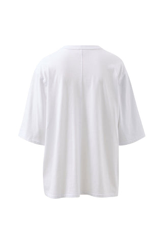 Liv Oversized Tee - Cere Holiday Stamp