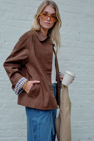 Pia Coat - Chocolate