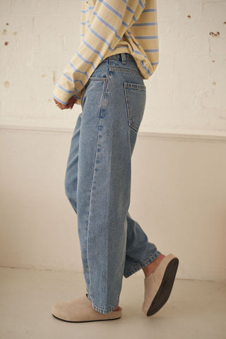 Leah tapered barrel - vintage blue