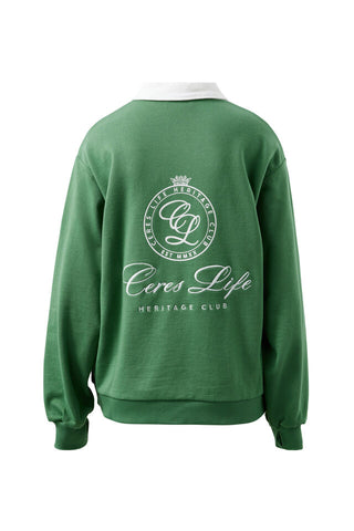 Wren Rugby Sweat/Pistachio White Club Logo