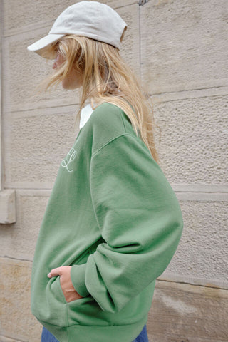 Wren Rugby Sweat/Pistachio White Club Logo