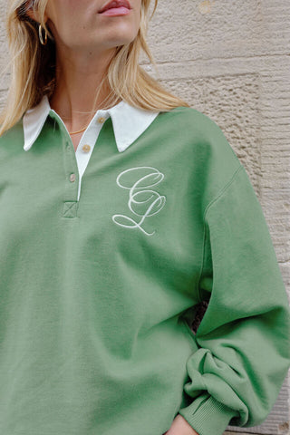 Wren Rugby Sweat/Pistachio White Club Logo