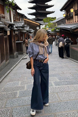Reese Wide Jean - Midnight