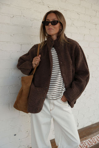 Teddy Jacket - Choc