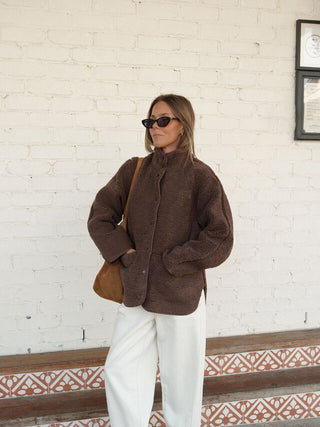 Teddy Jacket - Choc