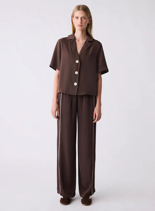 Staycation Shirt - Choc