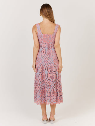 Blanca Dress -Pink/Blue