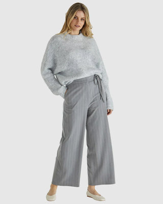 Romee Knit - White Marle