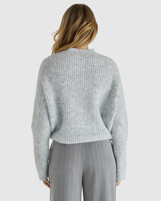 Romee Knit - White Marle