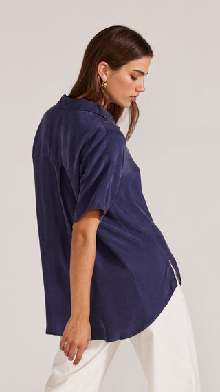 Clover Resort Shirt - Navy