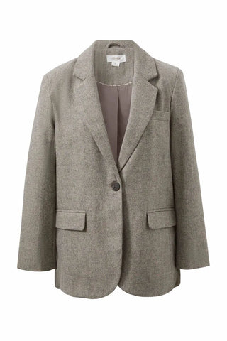 Heritage Blazer - Tweed Neutral Wool Blend