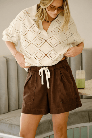 Darcy Everyday Relaxed Short - Chocolate