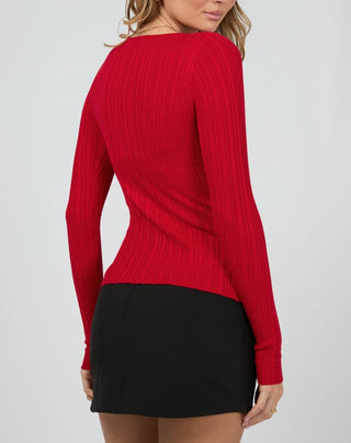 Mimi Cardigan - Red
