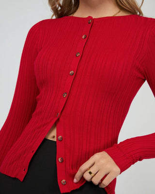 Mimi Cardigan - Red