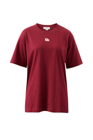 Lola Longline Tee - Burgundy