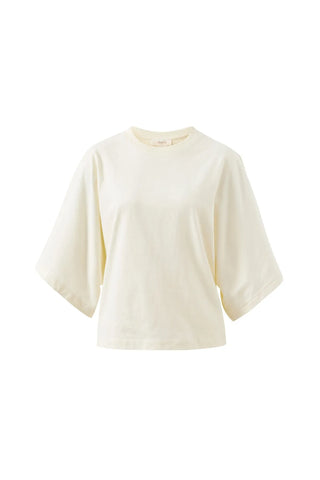 Lucy Relaxed Sleeve Tee - Milk