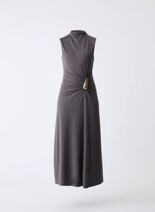Layout Dress - Charcoal