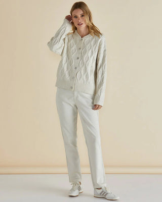 Celene Knit Cardigan - Cream