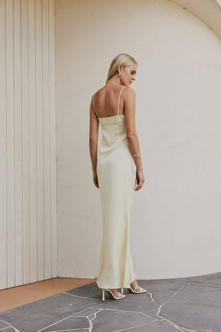 SPENCER AYSYMETRICAL TOP - LEMON