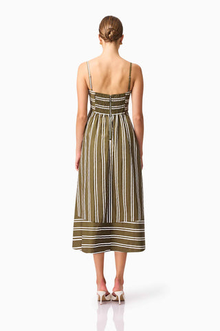 Giverny Midi Dress - Khaki