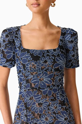 Edellie A Line Gown - BlueNude