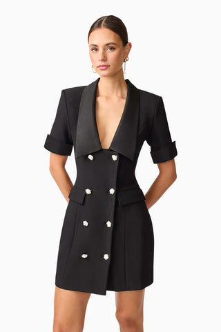 Ruby Blazer Dress - Black