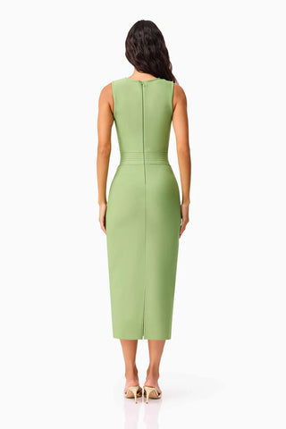 Seraphina Midi Dres - Green