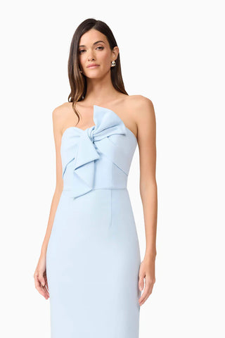 Ami Midi Dress - Skyblue