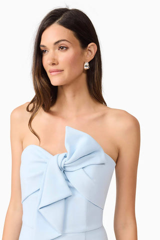 Ami Midi Dress - Skyblue