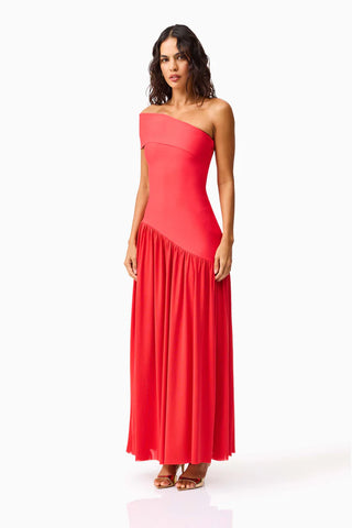 Jesselle Asym Gown - Coral