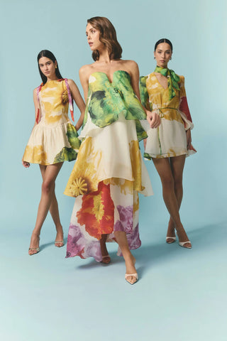 Lilia Tiered Gown