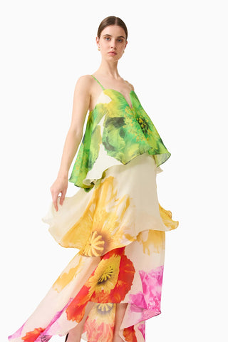 Lilia Tiered Gown