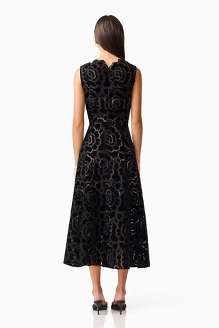 Eris Midi Dress - Black