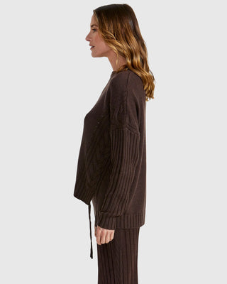 Catalina Knit - Chocolate Brown