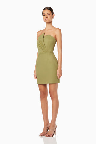 VEIDA DRESS - OLIVE