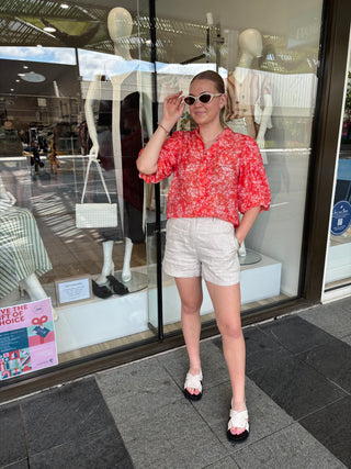 Zara Blouse - Orange