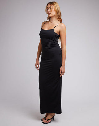 LIA MAXI DRESS - BLACK