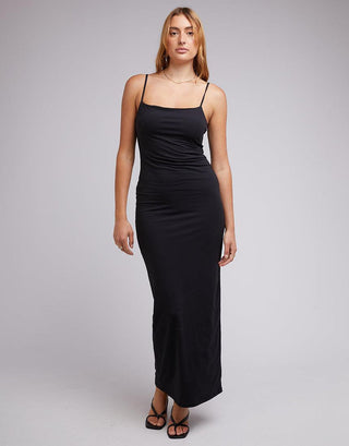 LIA MAXI DRESS - BLACK