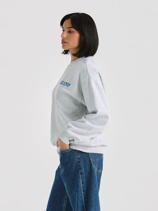 Independent Baggy Sweat - White Marle