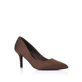 Lewis Stiletto Heel Pump - Choc