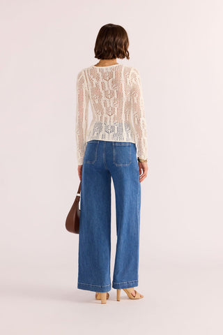 Adelle Knit Top - Cream