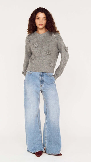 Vera Floral Applique Knit