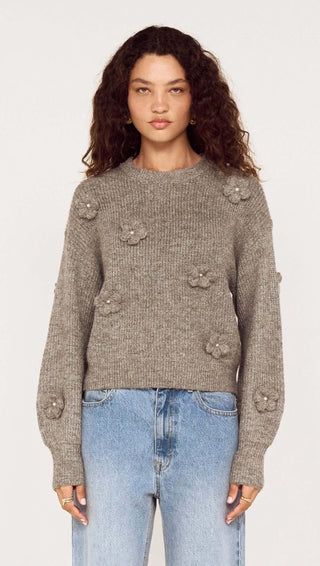 Vera Floral Applique Knit